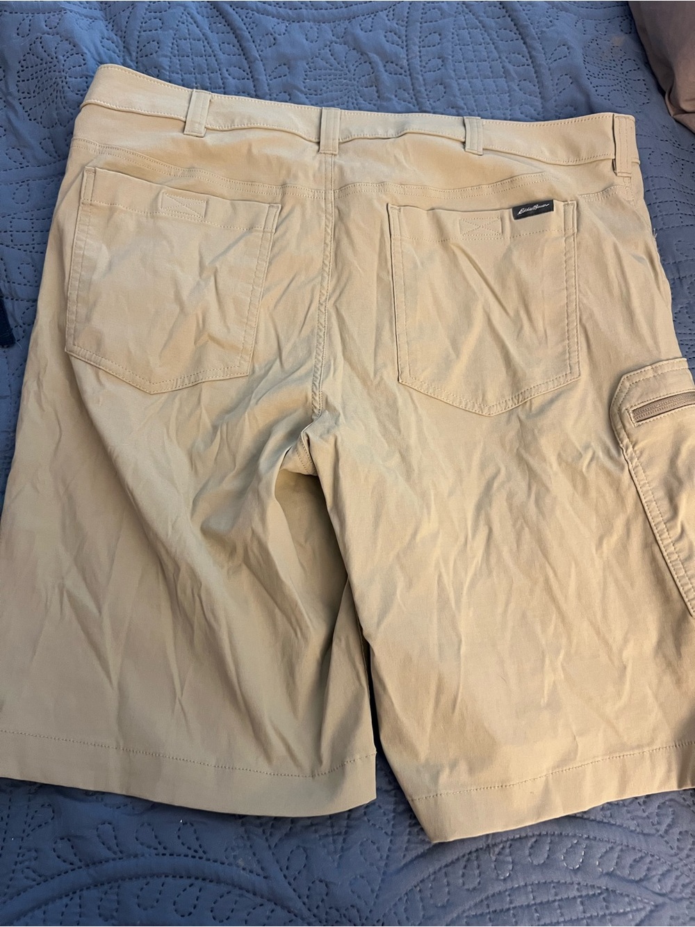 Three Eddie Bauer Men’s Shorts size 36 - Beige, Brown, Orange - Picture 4 of 16